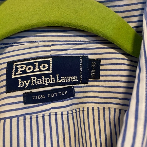 Vintage Polo by Ralph Lauren Shirt, Size 17.5 - 36 - Picture 5 of 5